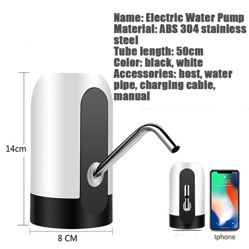 New Trendy Automatic Electric USB Water Pump Dispenser Device