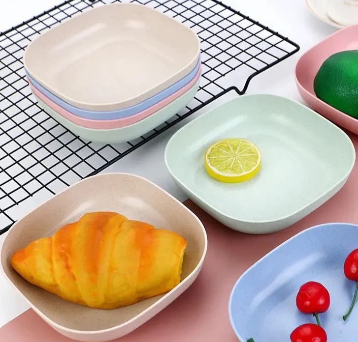 Buy 5 Get 5 Free Sale Offer - Imported 10 Pcs Set of Dish Plates with Free Holder