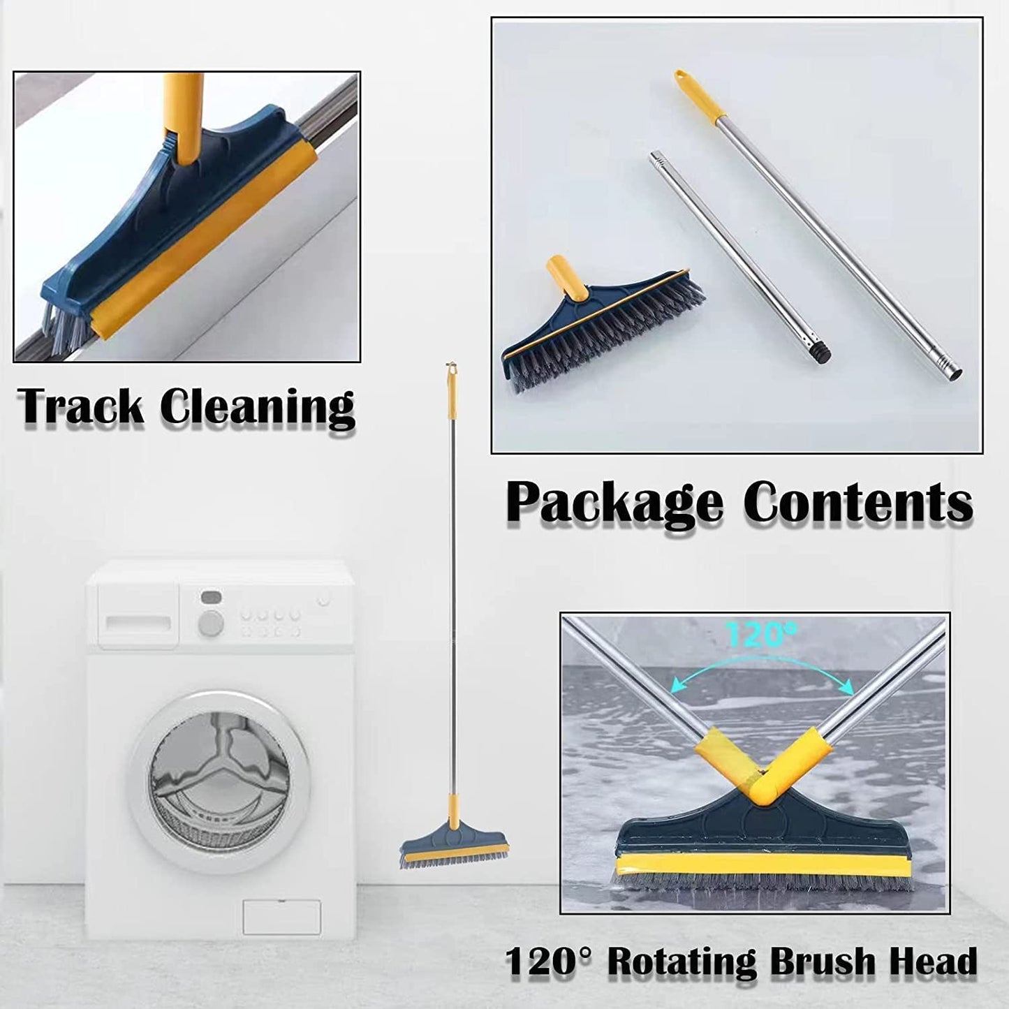 Adjustable Long Handle Wiper Brush