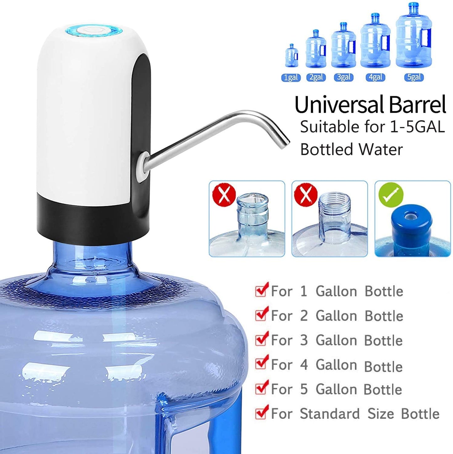 New Trendy Automatic Electric USB Water Pump Dispenser Device
