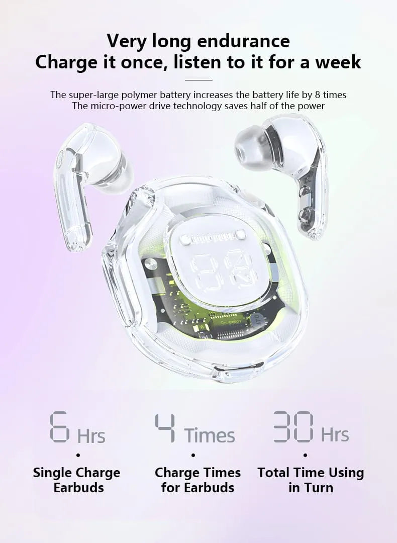 Air 39 Transparent Wireless Gaming Earbuds