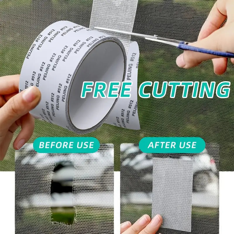 Self-Adhesive Window Screen Repair Tape | Fix Holes & Tears | Anti-Mosquito Mesh Patch