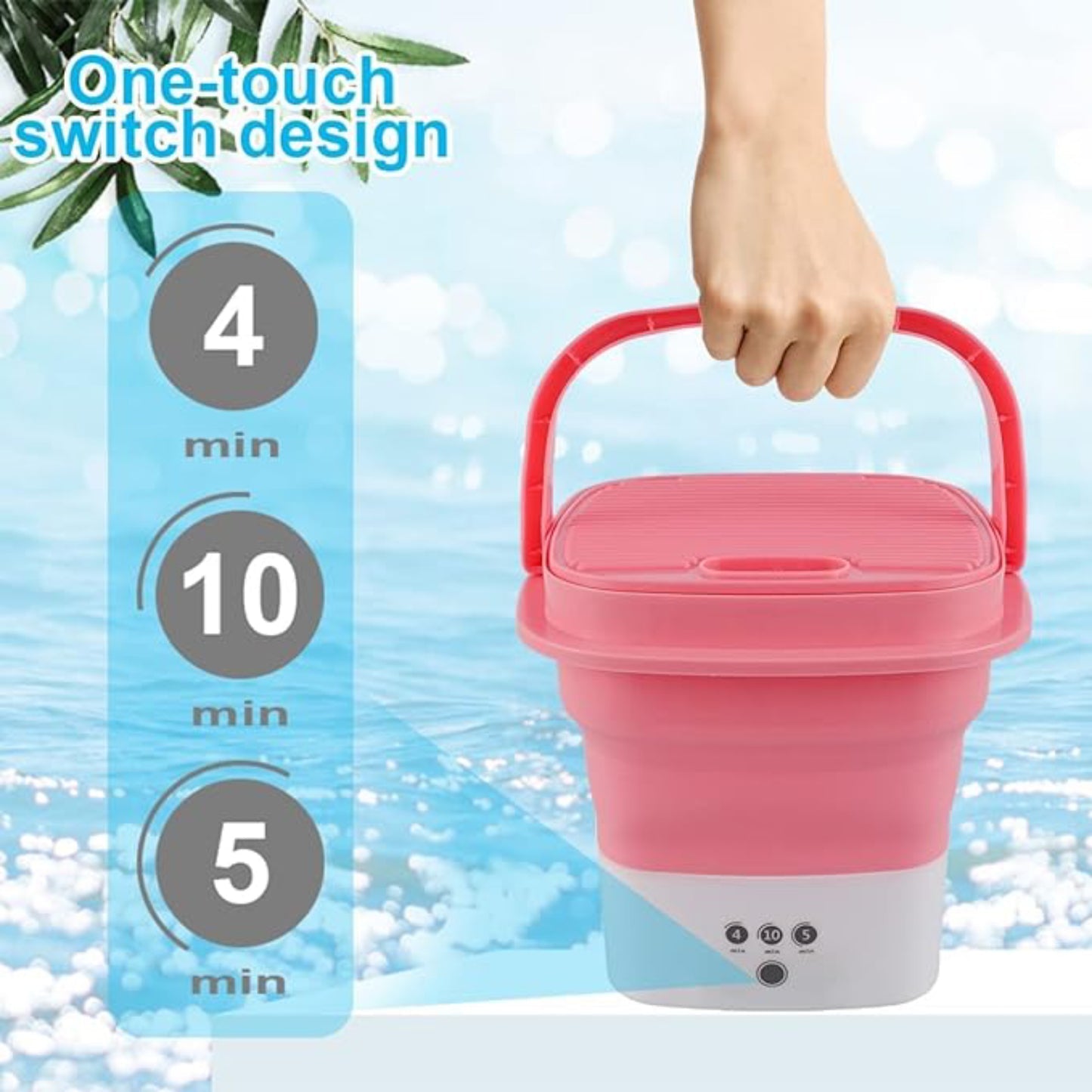 Powerful Mini Foldable Washing Machine with dryer and Foldable Washing Machine