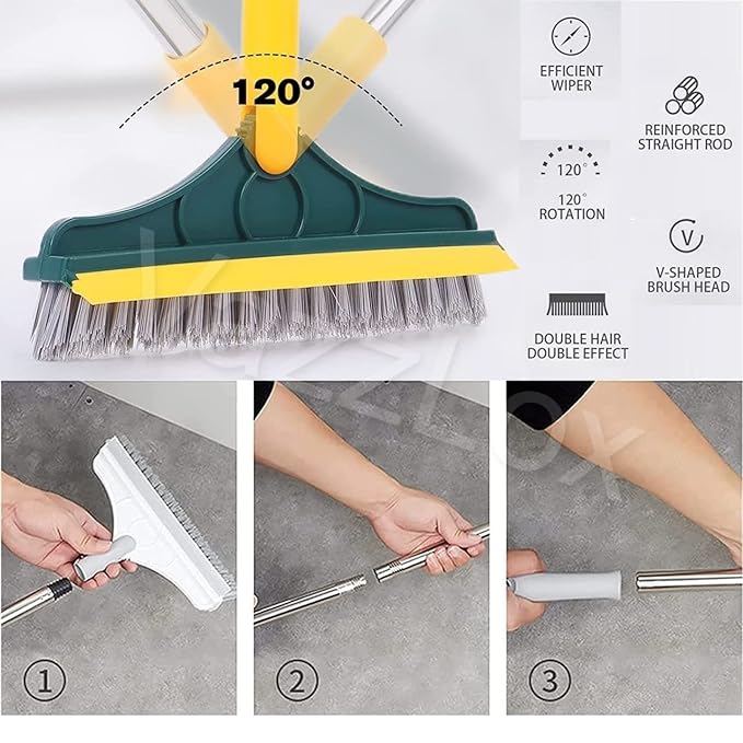 Adjustable Long Handle Wiper Brush