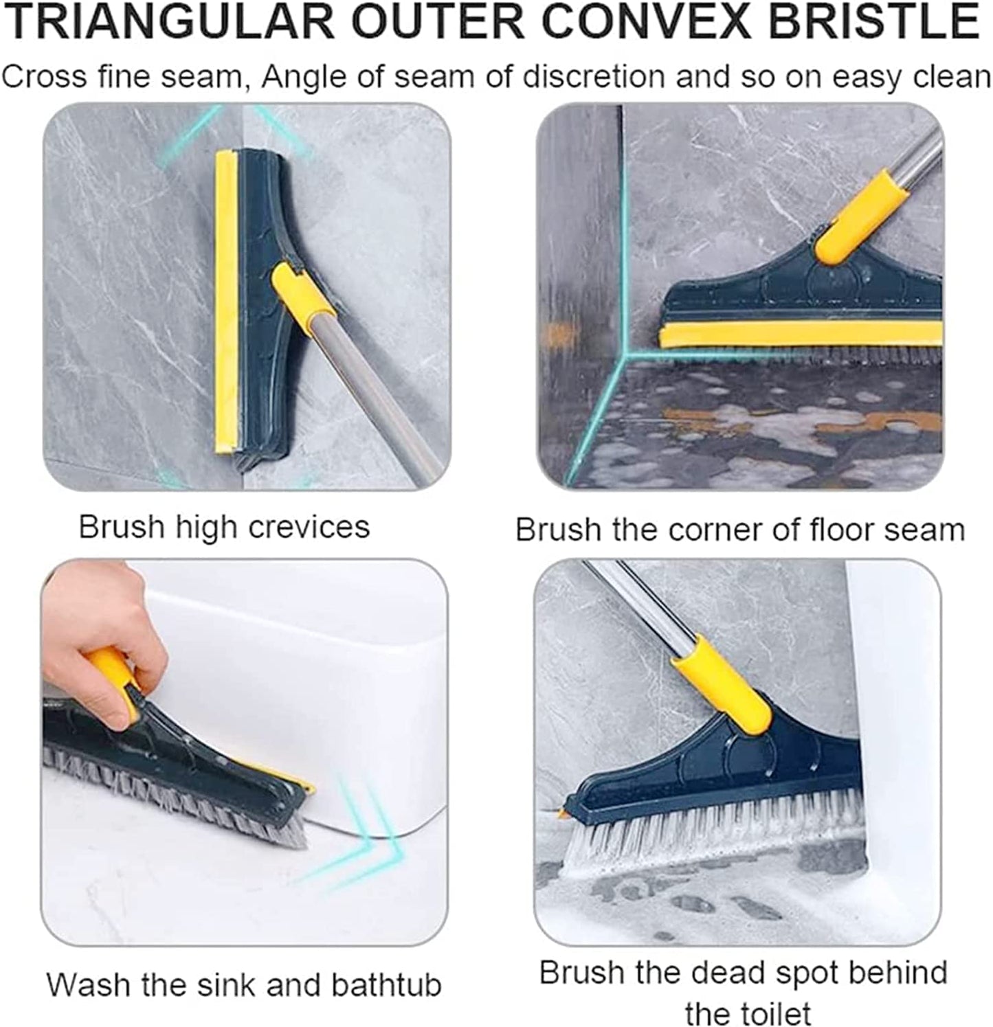 Adjustable Long Handle Wiper Brush