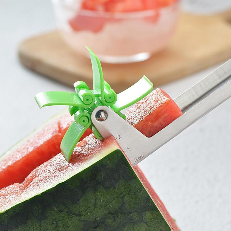 Watermelon Cutter – Stainless Steel Cube Slicer & Fruit Corer Tool for Salad & Kitchen Use