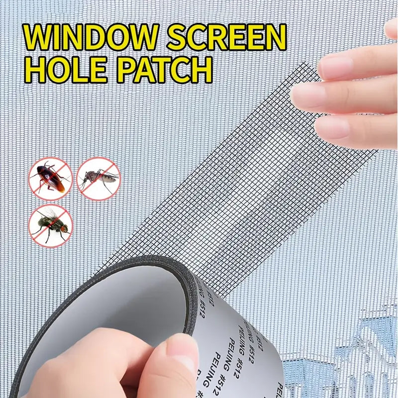 Self-Adhesive Window Screen Repair Tape | Fix Holes & Tears | Anti-Mosquito Mesh Patch