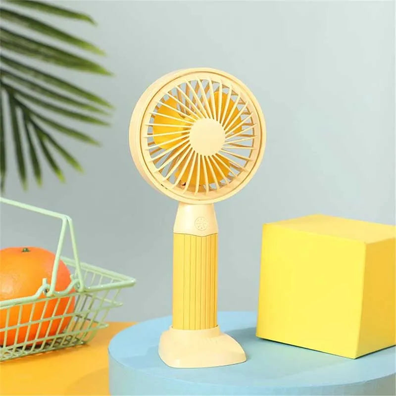 Mini Portable Handheld Fan – USB Rechargeable Personal Cooling Fan