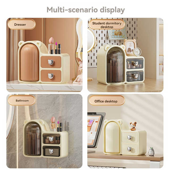 Cosmetic Organizer with Drawers in Pakistan β Stylish Makeup & Skincare Storage Box