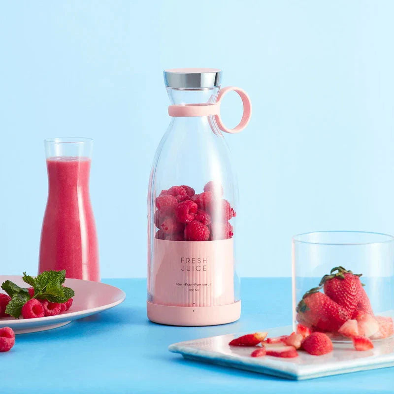 Mini Portable Electric Blender & Fruit Mixer for Smoothies and Juices