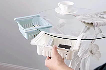 Adjustable Fridge Storage Basket – Durable Plastic Organizer for Kitchen & Refrigerator