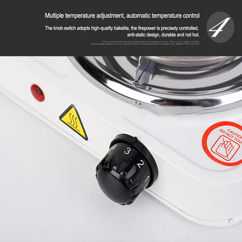 Portable Mini Electric Stove for Quick Cooking & Heating