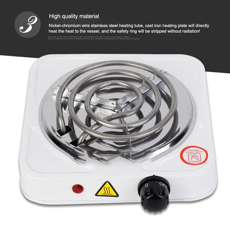Portable Mini Electric Stove for Quick Cooking & Heating