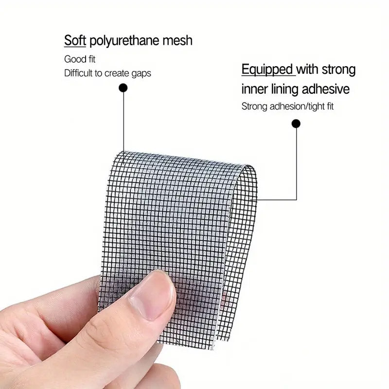 Self-Adhesive Window Screen Repair Tape | Fix Holes & Tears | Anti-Mosquito Mesh Patch