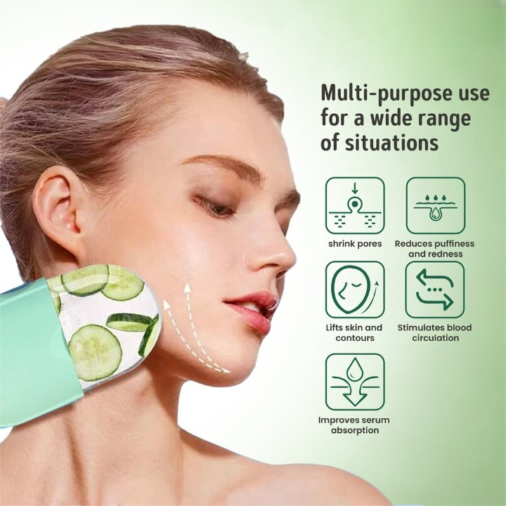 Combo Pack – Marble Jade Roller, Ice Roller & Derma Roller (Pack of 3) | Facial Massage & Skincare Essentials