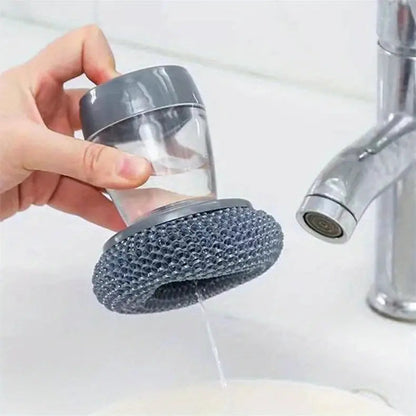 2-in-1 Kitchen Dish Brush with Soap Dispenser – Buy 1 Get 1 Free!