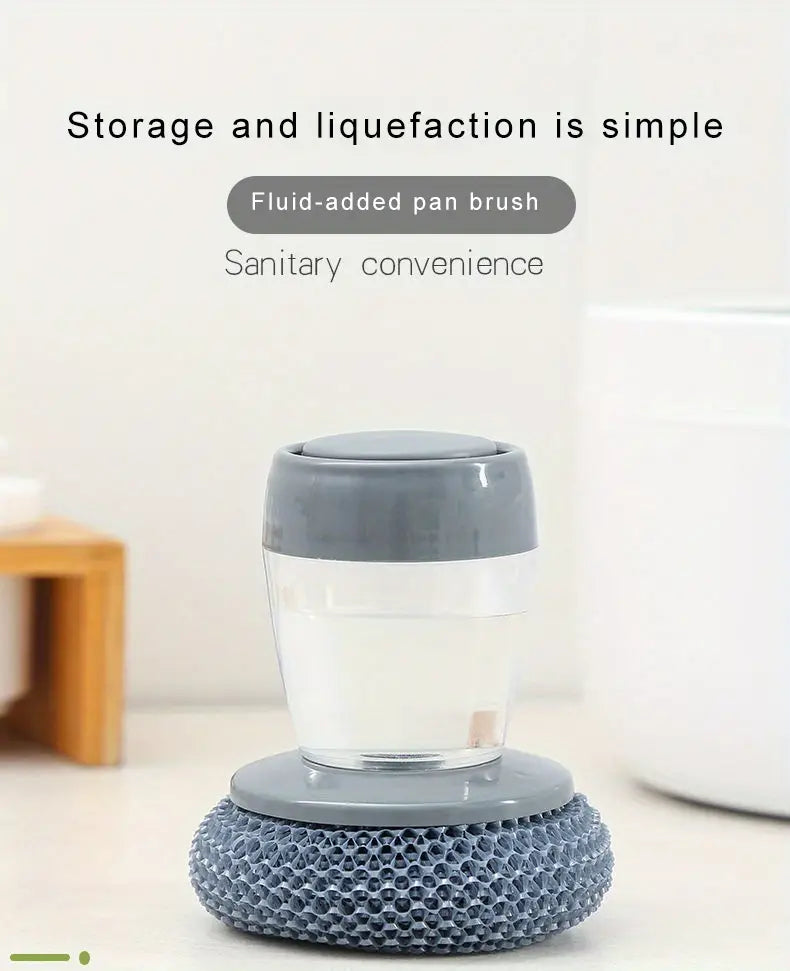 2-in-1 Kitchen Dish Brush with Soap Dispenser – Buy 1 Get 1 Free!