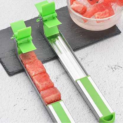 Watermelon Cutter – Stainless Steel Cube Slicer & Fruit Corer Tool for Salad & Kitchen Use