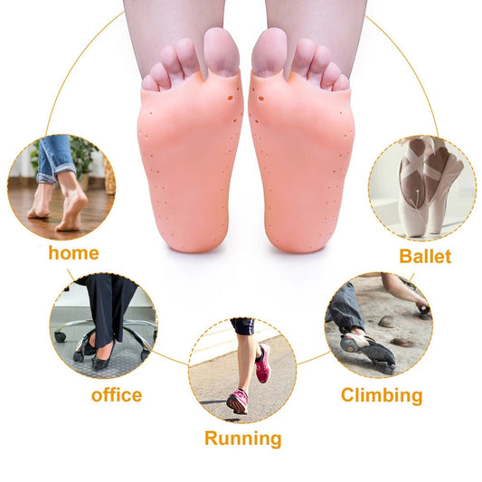 Silicone Gel Moisturizing Socks – Non-Slip Foot Care Solution