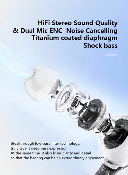 Air 39 Transparent Wireless Gaming Earbuds