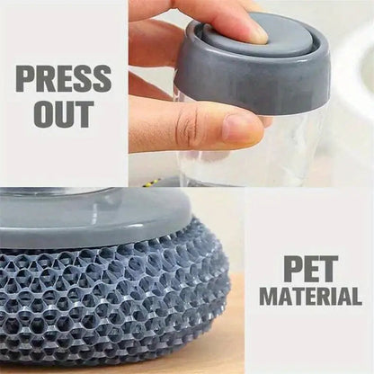 2-in-1 Kitchen Dish Brush with Soap Dispenser – Buy 1 Get 1 Free!
