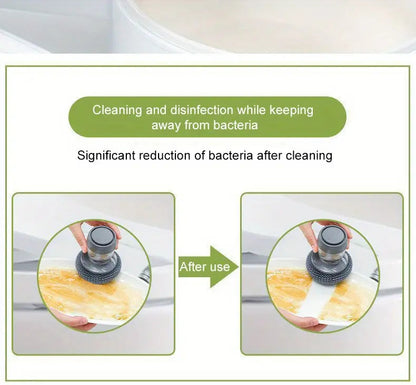 2-in-1 Kitchen Dish Brush with Soap Dispenser – Buy 1 Get 1 Free!