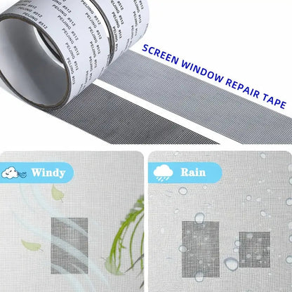 Self-Adhesive Window Screen Repair Tape | Fix Holes & Tears | Anti-Mosquito Mesh Patch